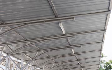 installing Burrough End metal roofing